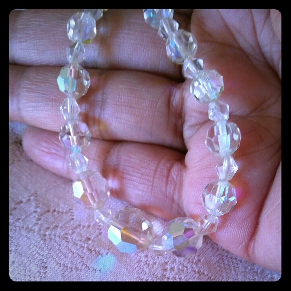 Vintage Lady Ellen Crystal Bead Necklace - Picture 3 of 8